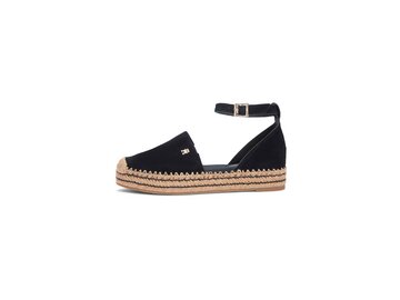 Tommy Hilfiger - TH PLATFORM ESPAD SUEDE STRAP - Schwarz