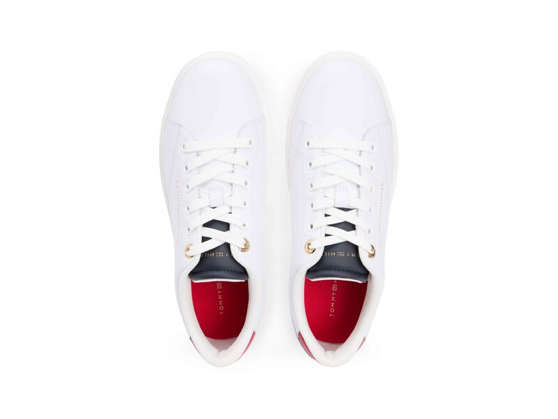 Tommy Hilfiger - TH FEMININE CUPSOLE LEATHER - Wei&szlig; 