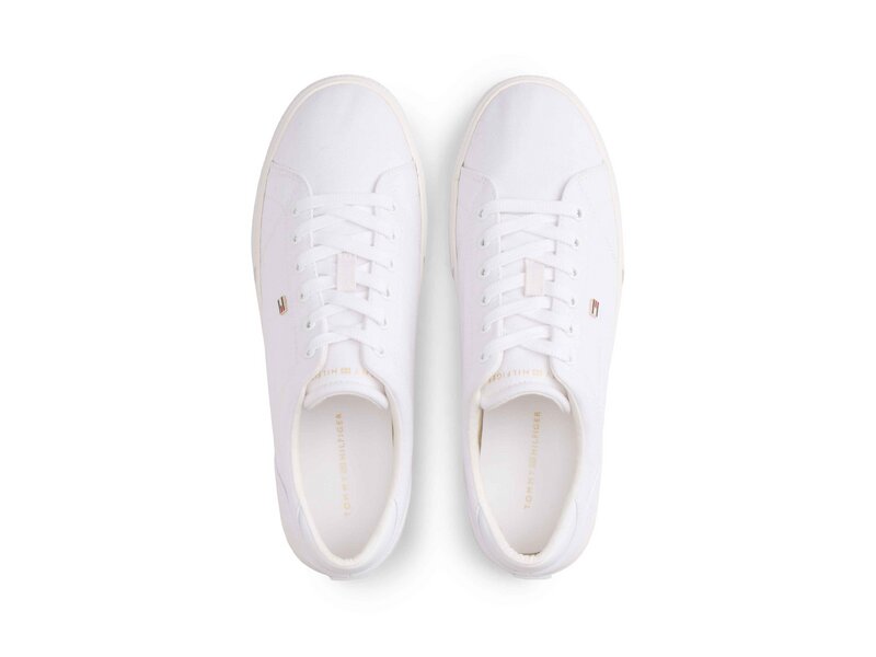 Tommy Hilfiger - TH LOW PROFILE VULC CANVAS - Wei&szlig; 