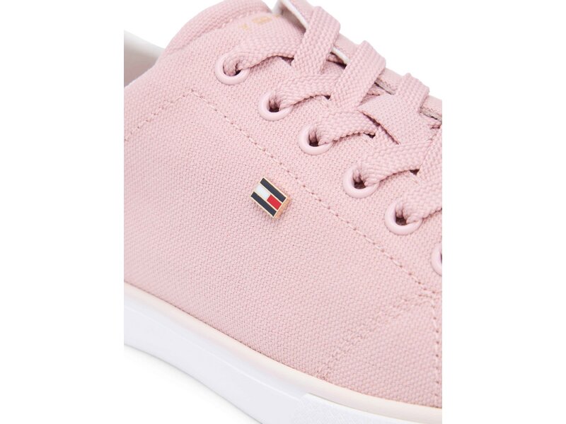 Tommy Hilfiger - TH LOW PROFILE VULC CANVAS - Rot 