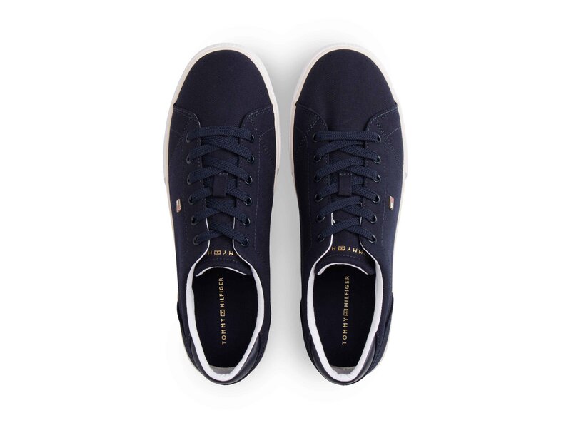 Tommy Hilfiger - TH LOW PROFILE VULC CANVAS - Blau 
