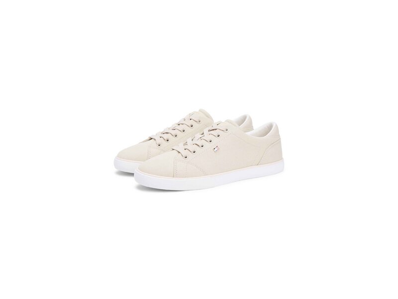 Tommy Hilfiger - TH LOW PROFILE VULC CANVAS - Beige 
