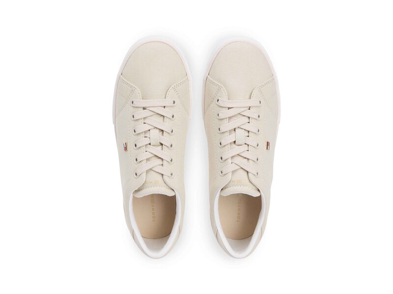 Tommy Hilfiger - TH LOW PROFILE VULC CANVAS - Beige 