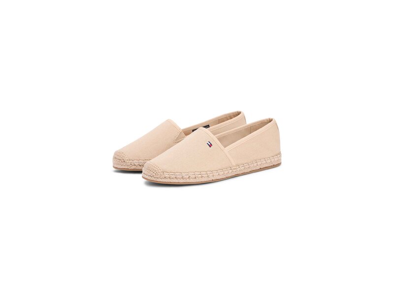 Tommy Hilfiger - FLAG CANVAS ESPADRILLE - Beige 