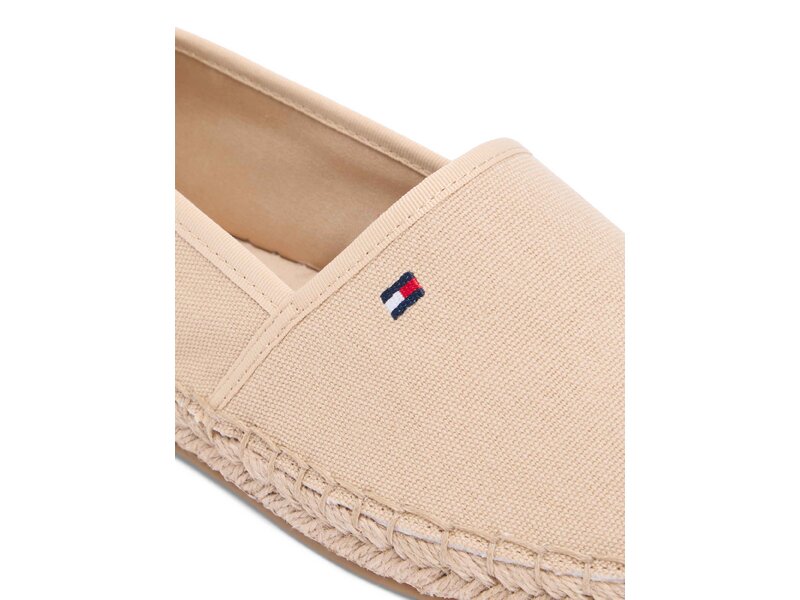 Tommy Hilfiger - FLAG CANVAS ESPADRILLE - Beige 