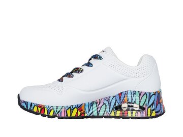 Skechers - UNO RAVAGED LOVE - Wei&szlig;