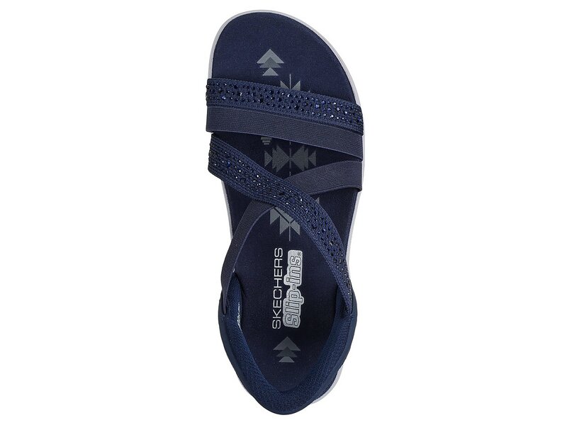 Skechers - REGGAE SLIM SUMMER SPARKLE - Blau 