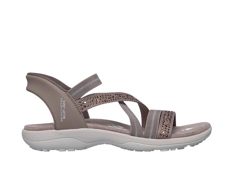 Skechers - REGGAE SLIM SUMMER SPARKLE - Braun 