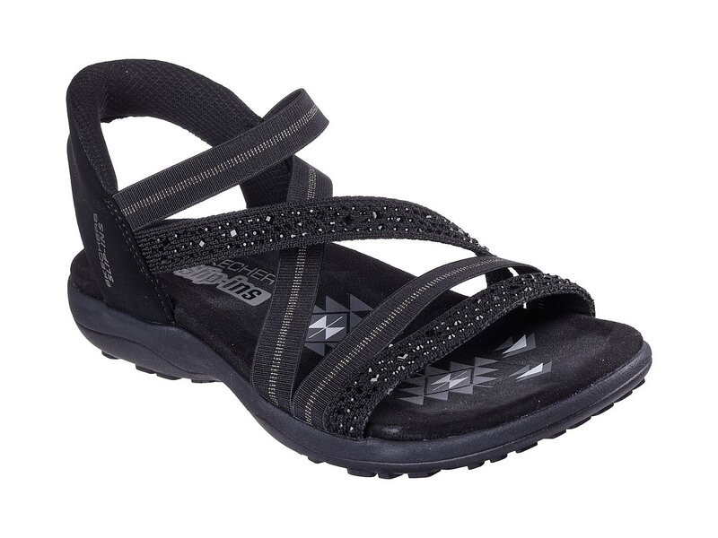 Skechers - REGGAE SLIM SUMMER SPARKLE - Schwarz 