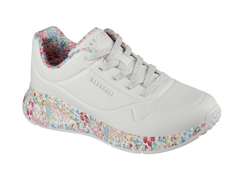 Skechers - UNO LITE SUBTLE PRINTS - Wei&szlig; 