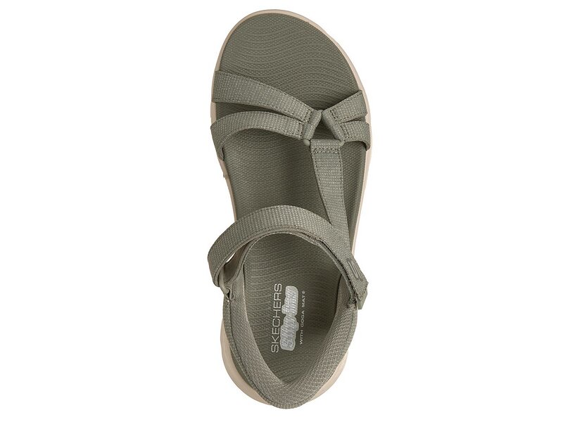 Skechers - GO WALK FLEX SANDAL ILLUMINATE - Grau 