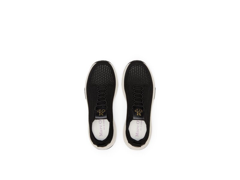 Marc O&acute;Polo - Strick-Sneaker Model Liv - Schwarz 