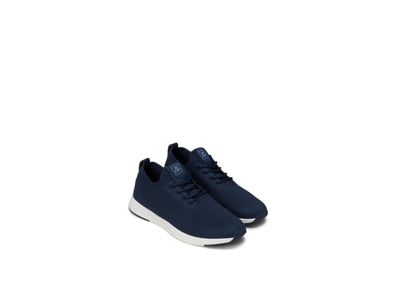 Marc O&acute;Polo - Strick-Sneaker Model Jasper - Blau 