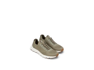 Marc O&acute;Polo - Strick-Sneaker Model Oliver - Gr&uuml;n
