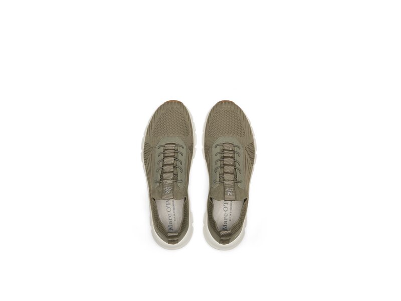 Marc O&acute;Polo - Strick-Sneaker Model Oliver - Gr&uuml;n 