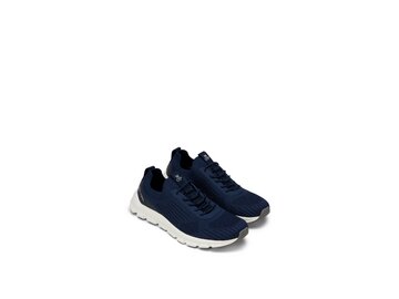 Marc O&acute;Polo - Strick-Sneaker Model Oliver - Blau