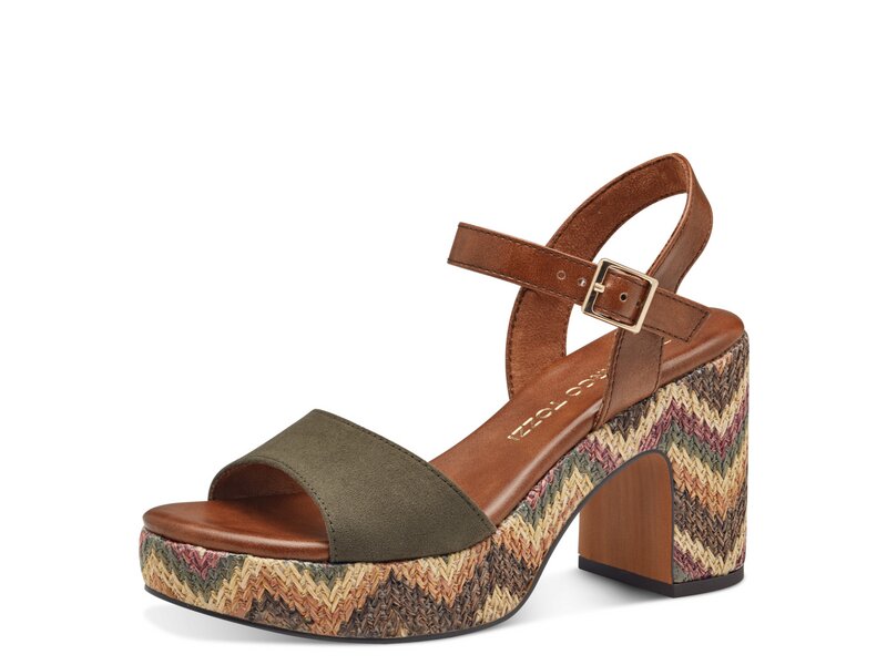 Marco Tozzi - Da.-Sandalette - Gr&uuml;n 