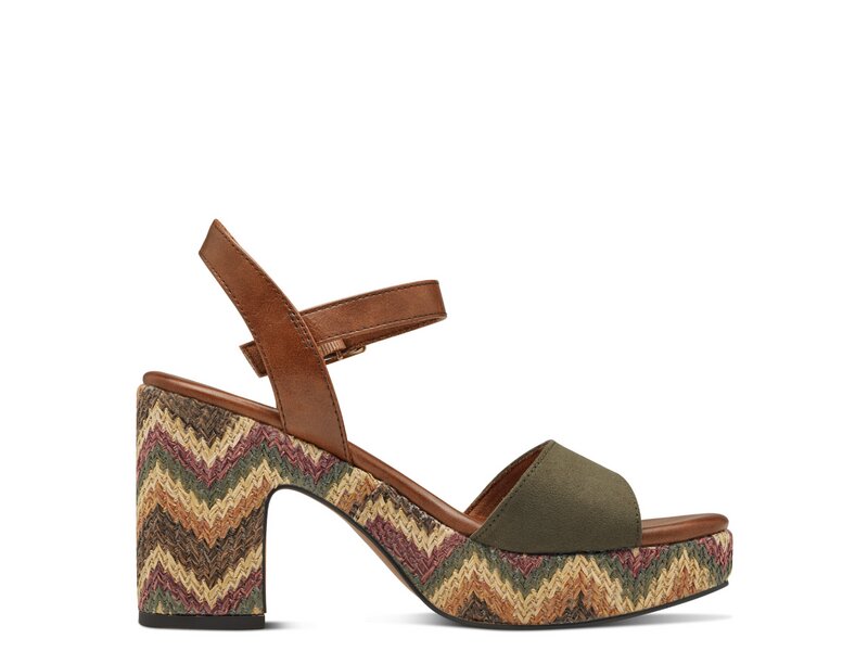 Marco Tozzi - Da.-Sandalette - Gr&uuml;n 