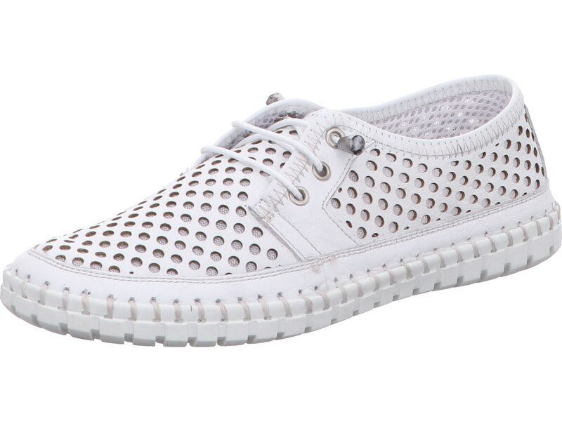 Gemini - Nappa Schn&uuml;rschuh - Wei&szlig; 