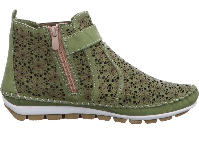 Gemini - Nappa/Kombi Stiefel - Gr&uuml;n 