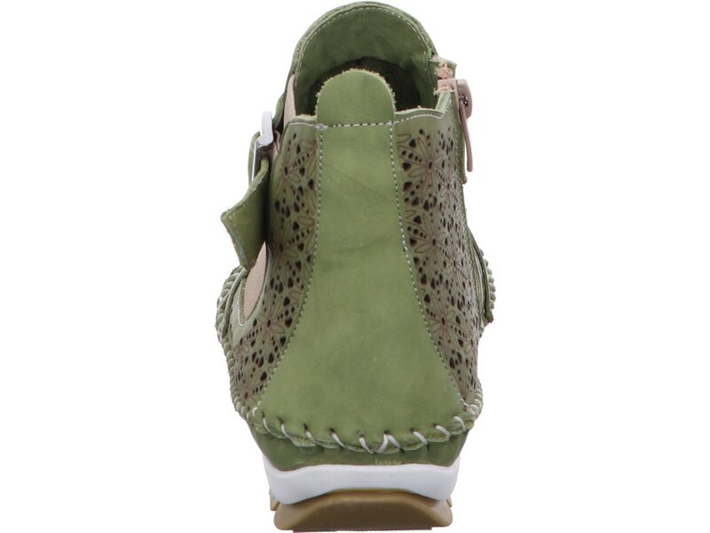 Gemini - Nappa/Kombi Stiefel - Gr&uuml;n 