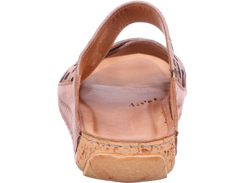 Gemini - Leopard/Kombi Pantolette - Beige 