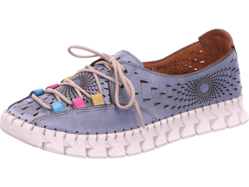 Gemini - Anilina Schn&uuml;rschuh - Blau 