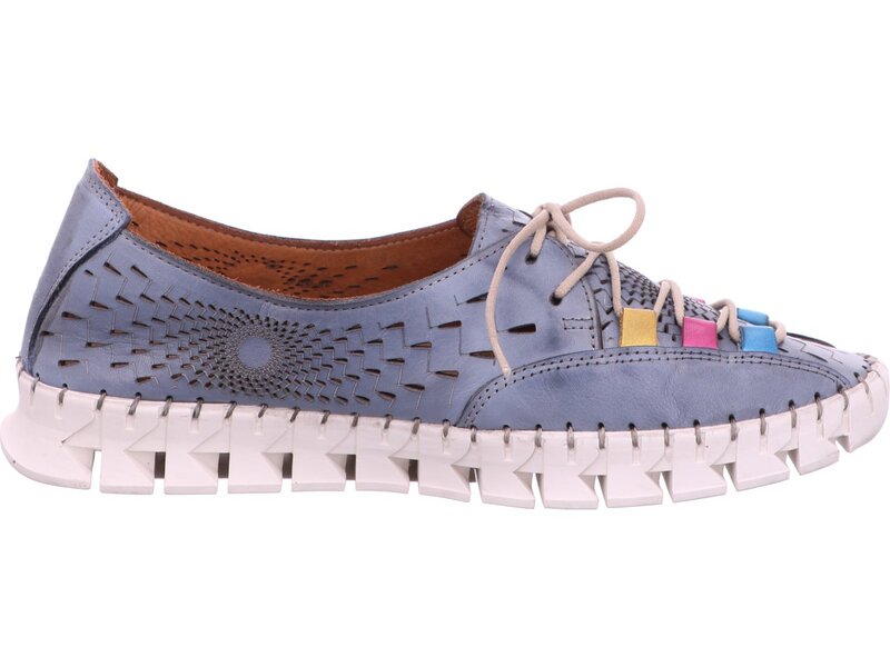 Gemini - Anilina Schn&uuml;rschuh - Blau 