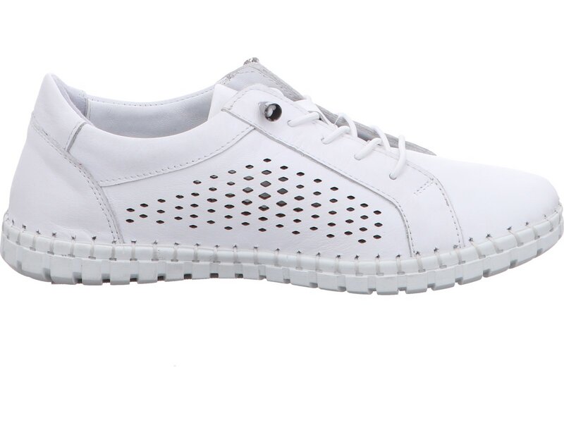 Gemini - Anilina Schn&uuml;rschuh - Wei&szlig; 