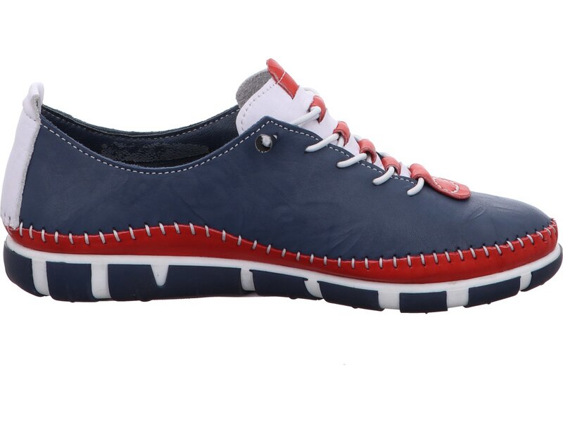 Gemini - Nappa Schn&uuml;rschuh - Blau 