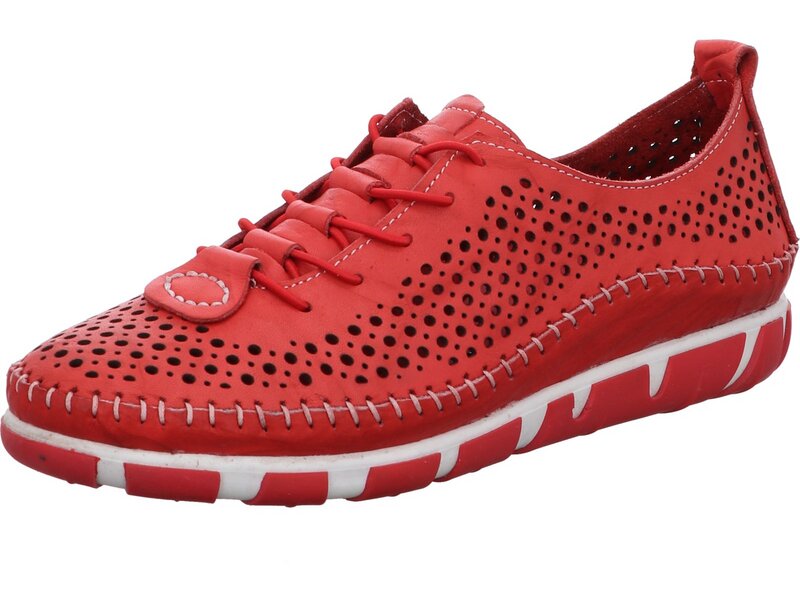 Gemini - Nappa Schn&uuml;rschuh - Rot 