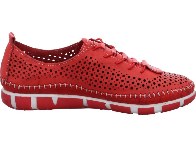 Gemini - Nappa Schn&uuml;rschuh - Rot 
