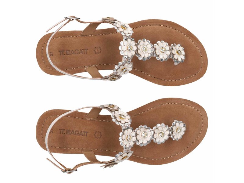 TT.Bagatt - Flat Sandal - Wei&szlig; 
