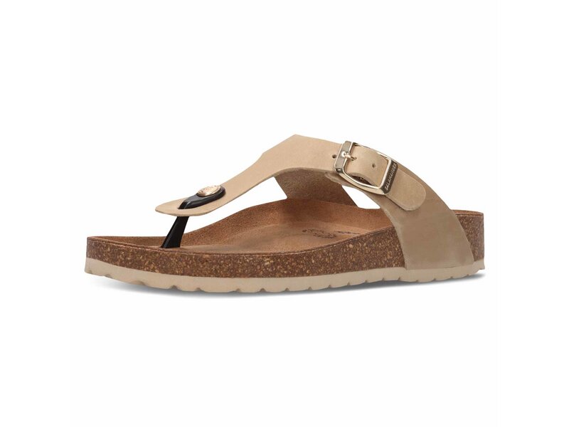 Salamander - Toe Post Sandals - Beige 