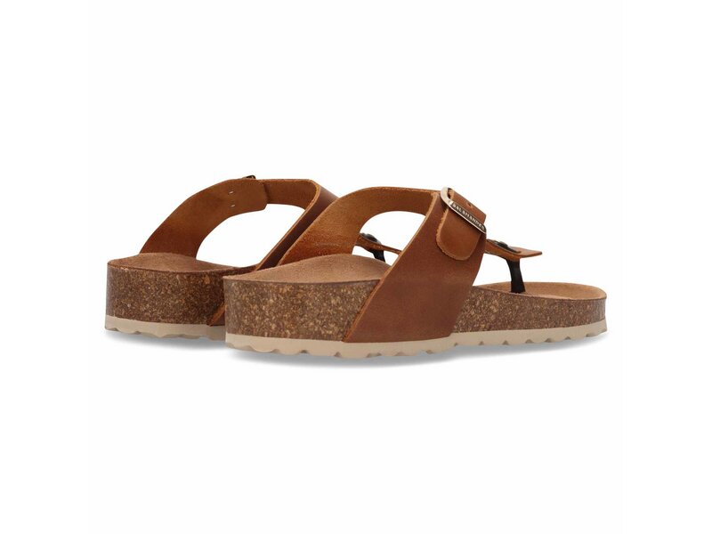 Salamander - Toe Post Sandals - Braun 
