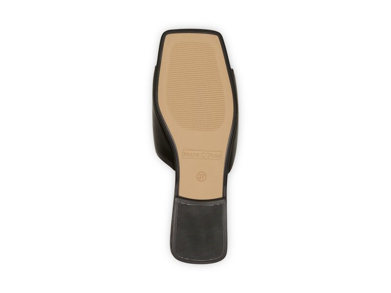 Marc O&acute;Polo - Mules in Karree-Form - Schwarz 
