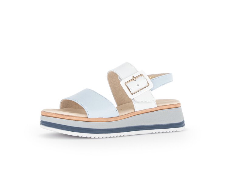 Gabor - Plateau Sandalen - Blau 