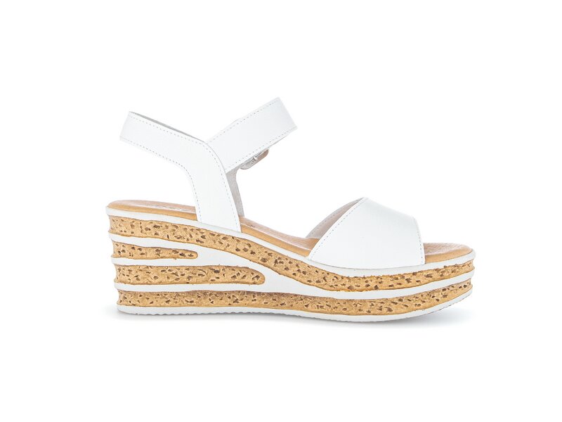 Gabor - Keilsandaletten - Wei&szlig; 