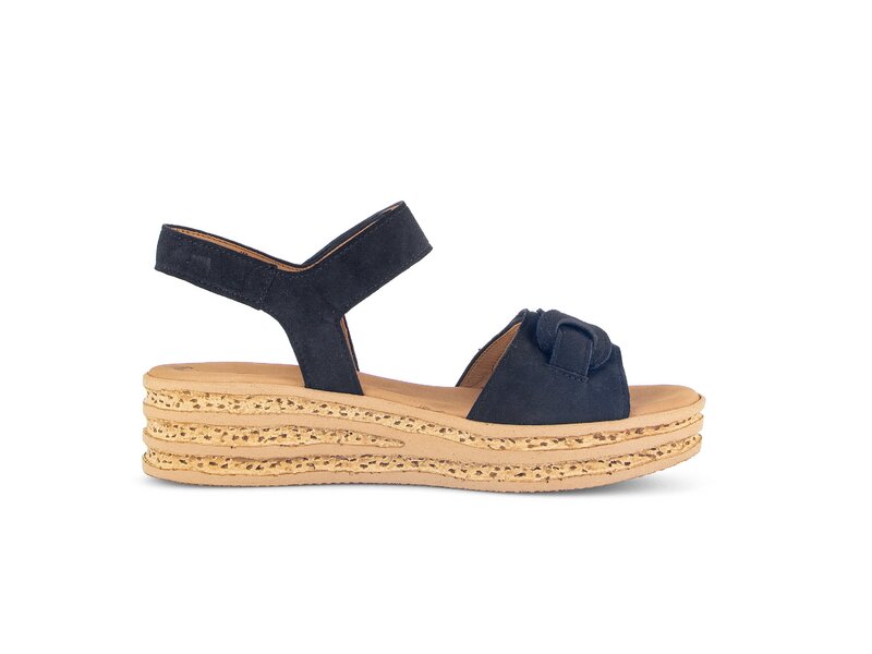 Gabor - Plateau Sandalen - Blau 