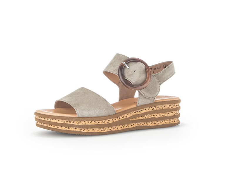 Gabor - Plateau Sandalen - Beige 