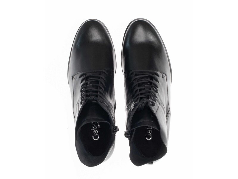 Gabor - Schn&uuml;rstiefeletten - Schwarz 