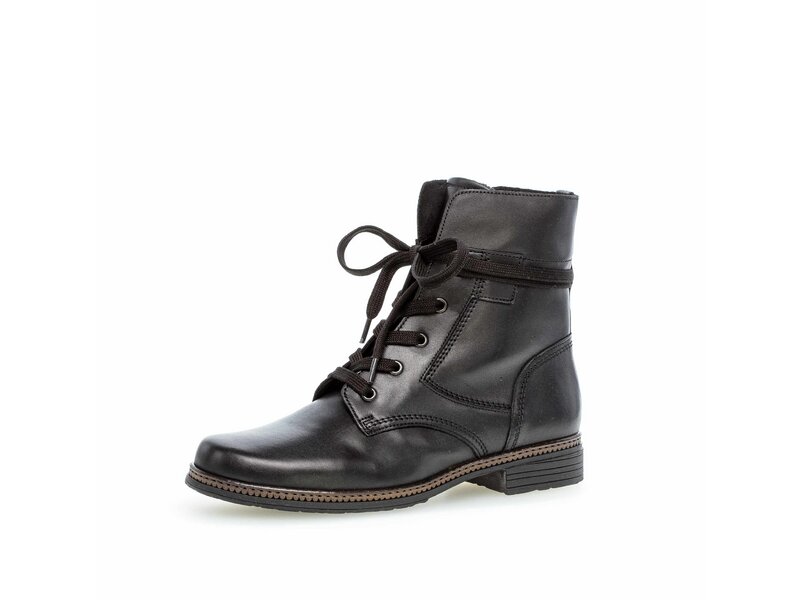 Gabor - Schn&uuml;rstiefeletten - Schwarz 