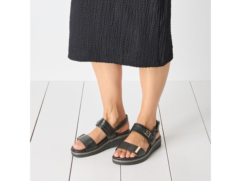 Tamaris - Da.-Sandalette - Schwarz 