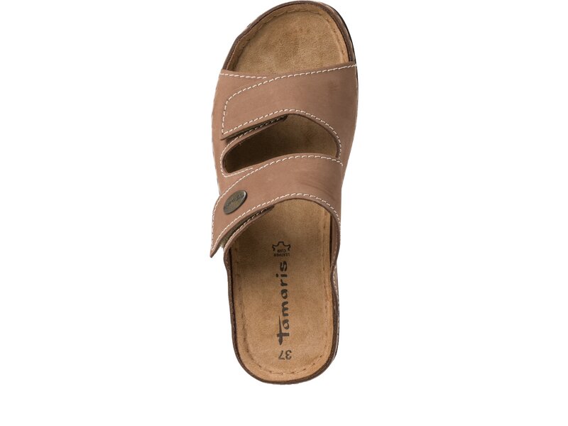 Tamaris - Da.-Pantolette - Beige 