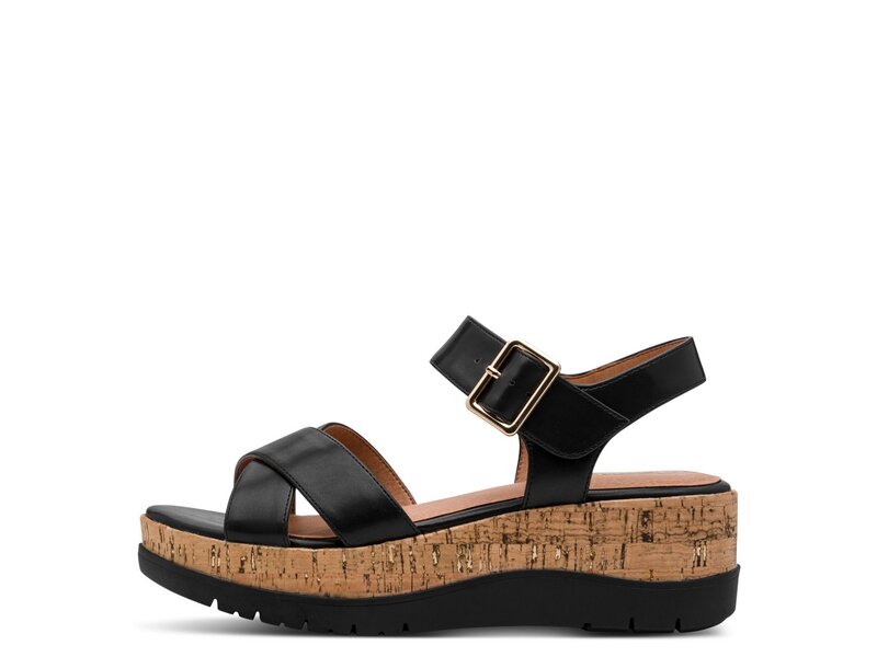 Tamaris - Da.-Sandalette - Schwarz 