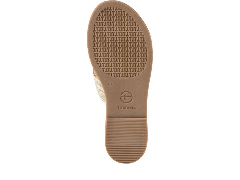Tamaris - Pantoletten - Beige 
