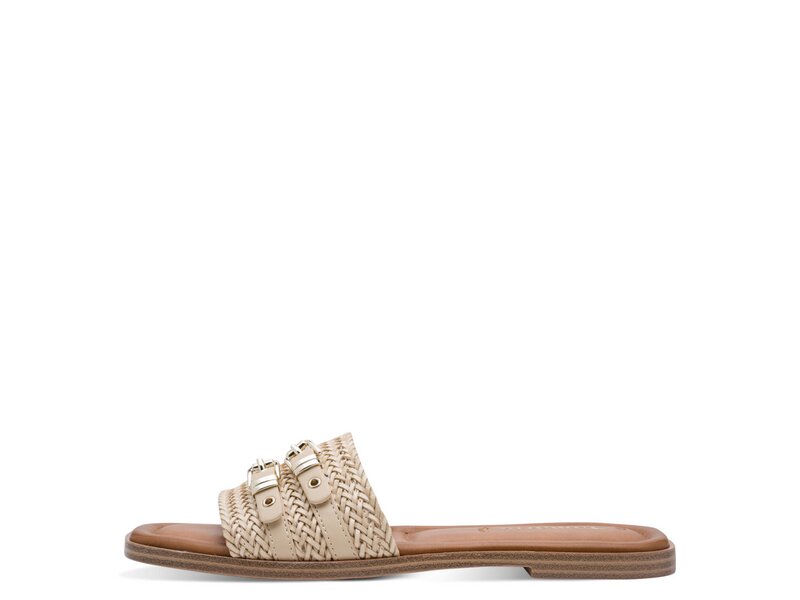 Tamaris - Pantoletten - Beige 