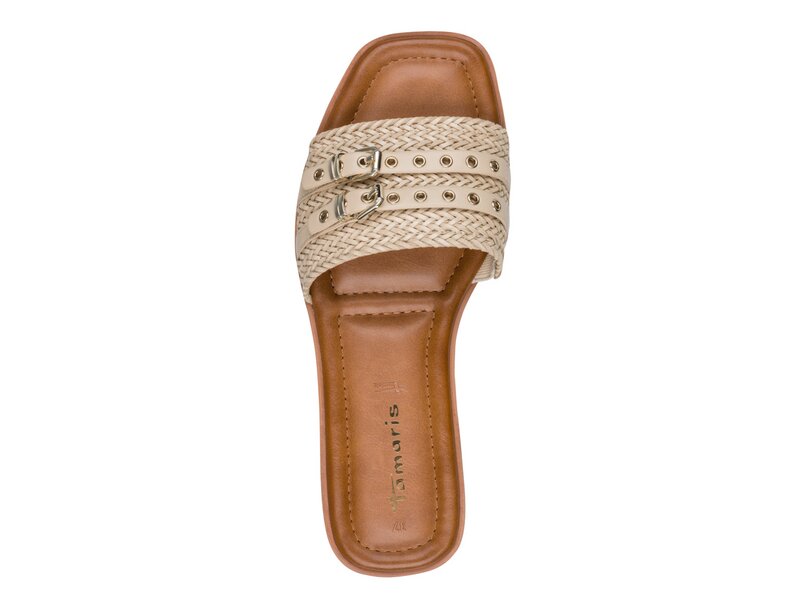 Tamaris - Pantoletten - Beige 