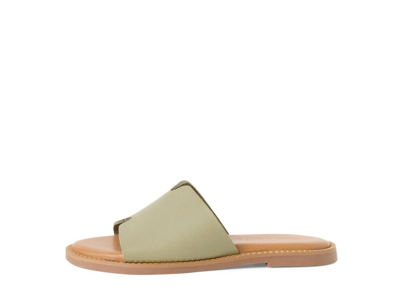 Tamaris - Pantoletten - Oliv 