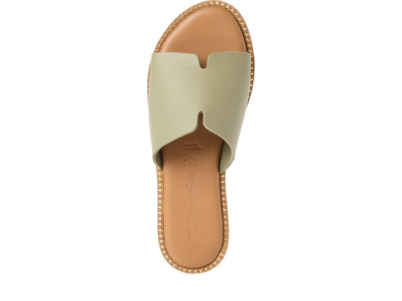 Tamaris - Pantoletten - Oliv 